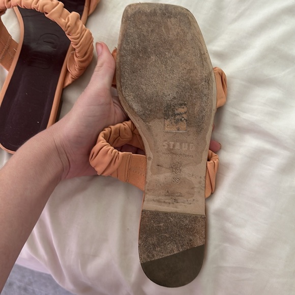 Staud Maya Ruched Sandals - Picture 6 of 6